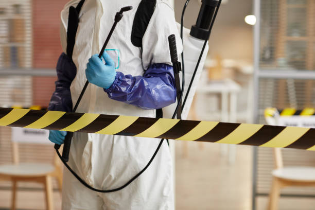 Professional Biohazard Cleanup technician working in Berlin, NH